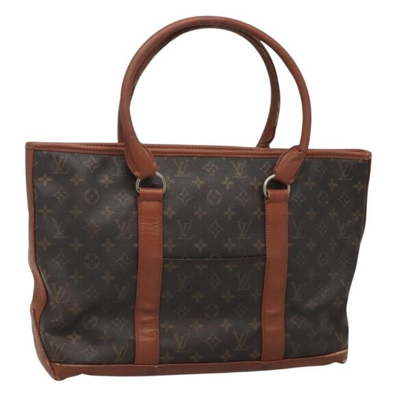 LOUIS VUITTON Monogram Sac Weekend PM Hand Bag M42425 LV Auth - Picture 6 of 16